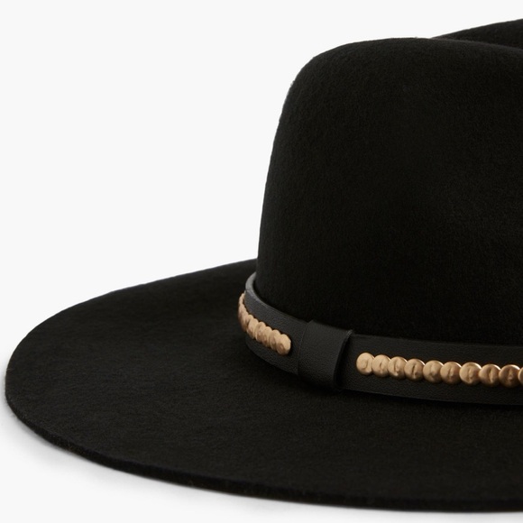 RARE ALL SAINTS NWT Long Brim Fedora Hat main image 15